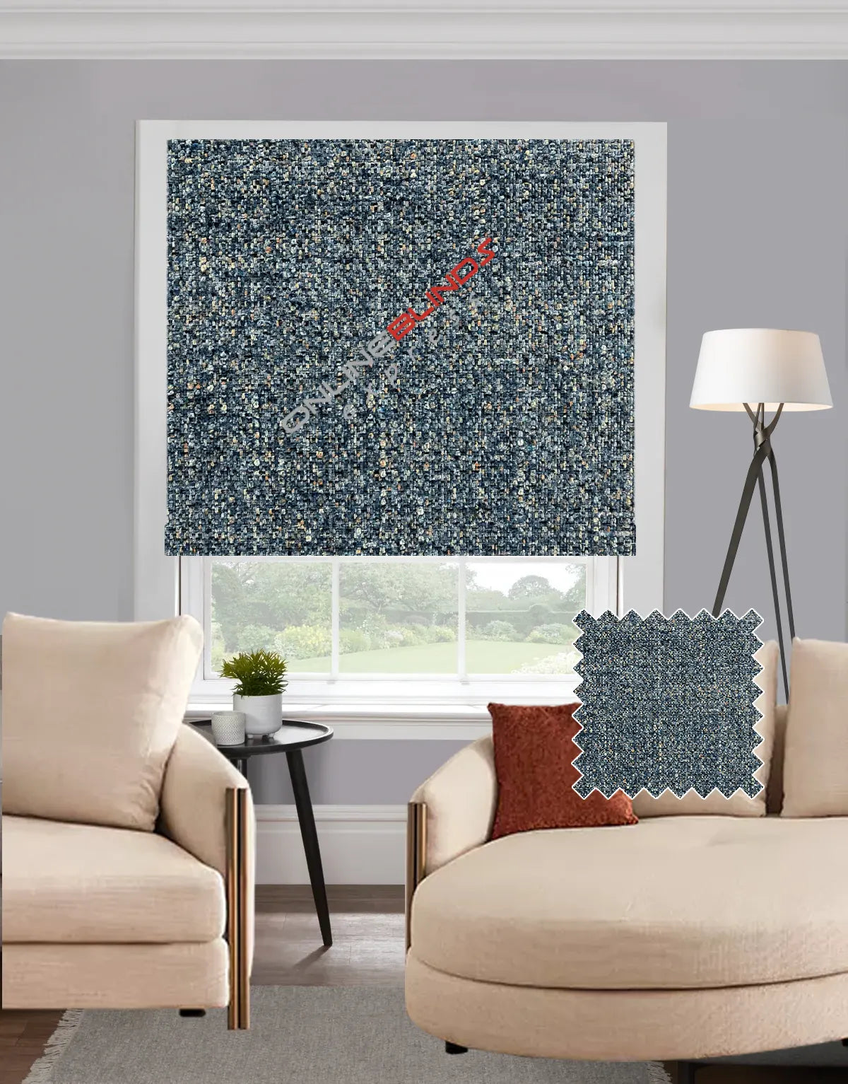 Boucle Stratosphere EB - Roman Blind - Online Blinds Express