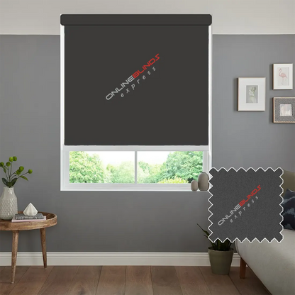 CAIRO GREY – BLACKOUT ROLLER BLIND