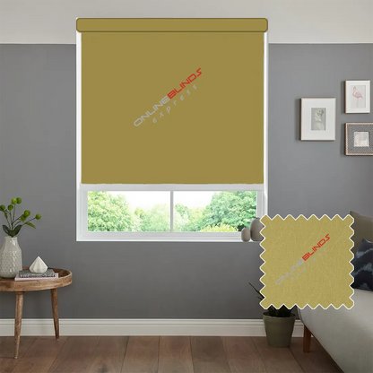 CAIRO MUSTARD – BLACKOUT ROLLER BLIND