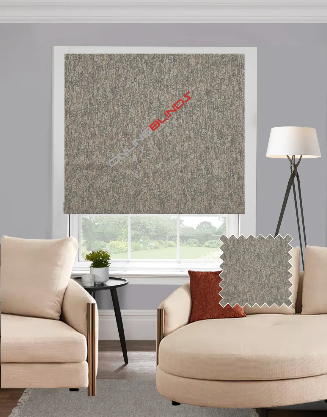 Celina Taupe EB - Roman Blind