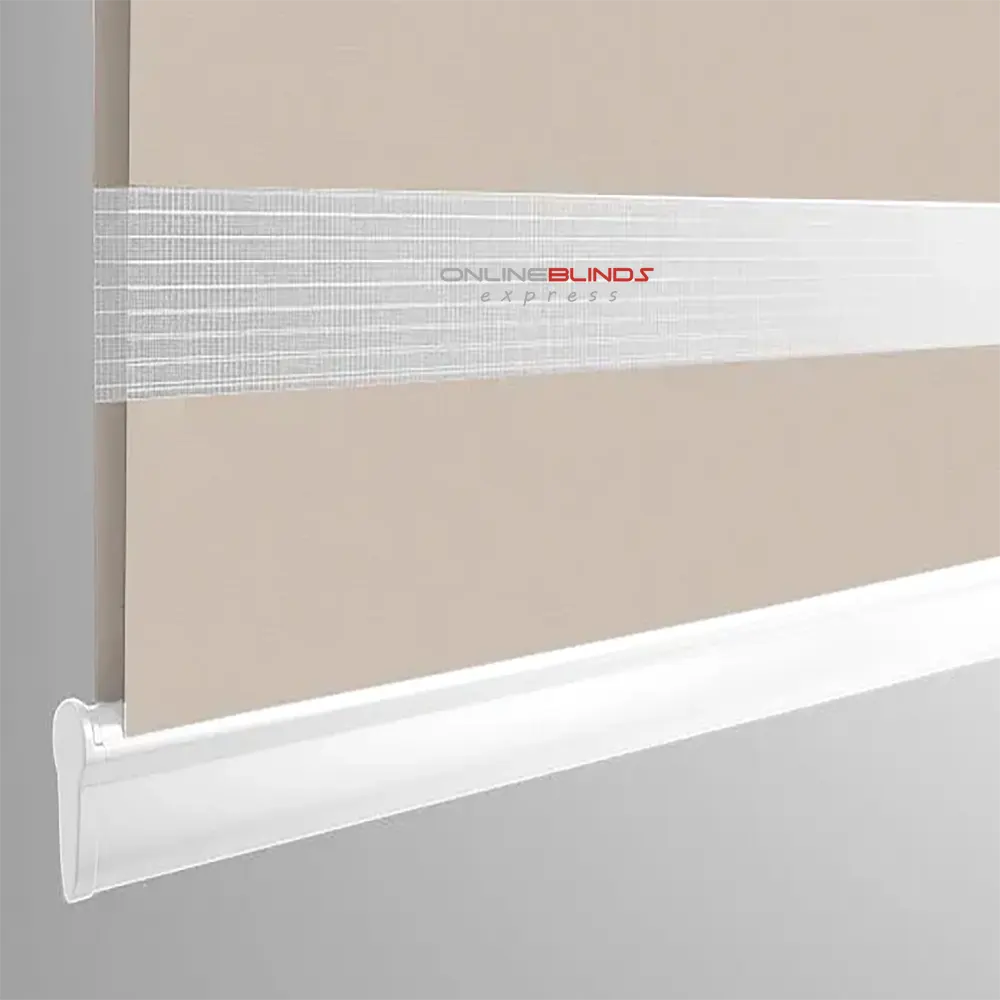 Dimout Rome Cream Motorised Day and Night Blind