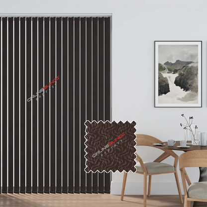 Dolphin Brown - Vertical Blinds