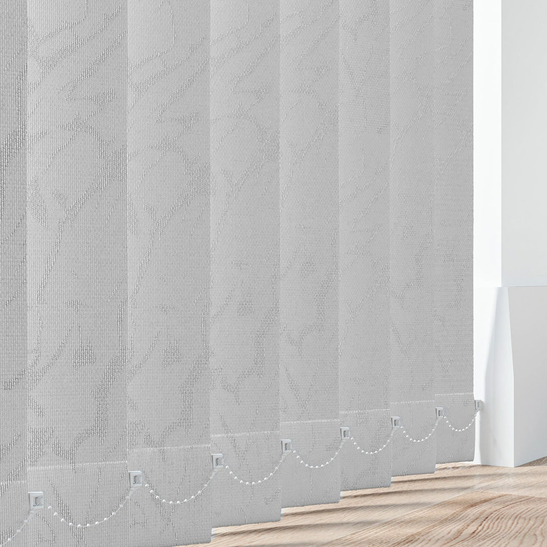 Fiesta Grey - PVC Waterproof Vertical Blinds