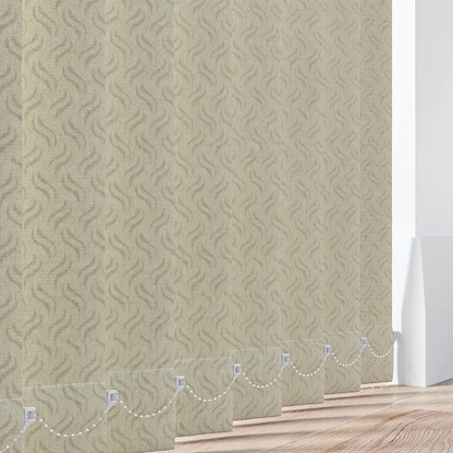 Gravity Cream - PVC Waterproof Blackout Vertical Blinds