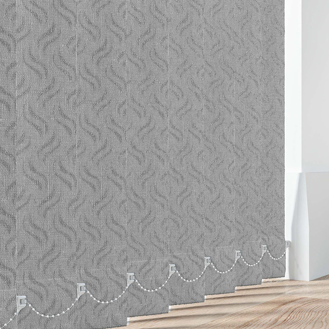 Gravity Grey - PVC Waterproof Blackout Vertical Blinds
