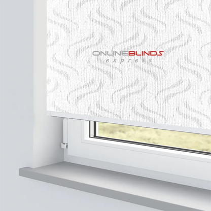 GRAVITY WHITE MOTORISED ROLLER BLIND