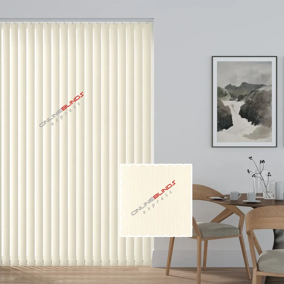 Hambrook Cream - Vertical Blinds