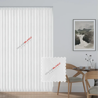 Henley White - Vertical Blinds