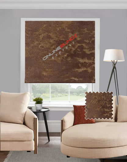 Izmir Dark Brown EB - Roman Blind