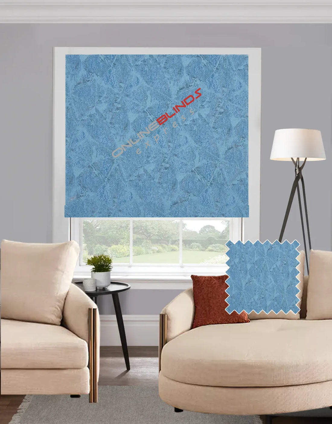 Karina Aqua EB - Roman Blind