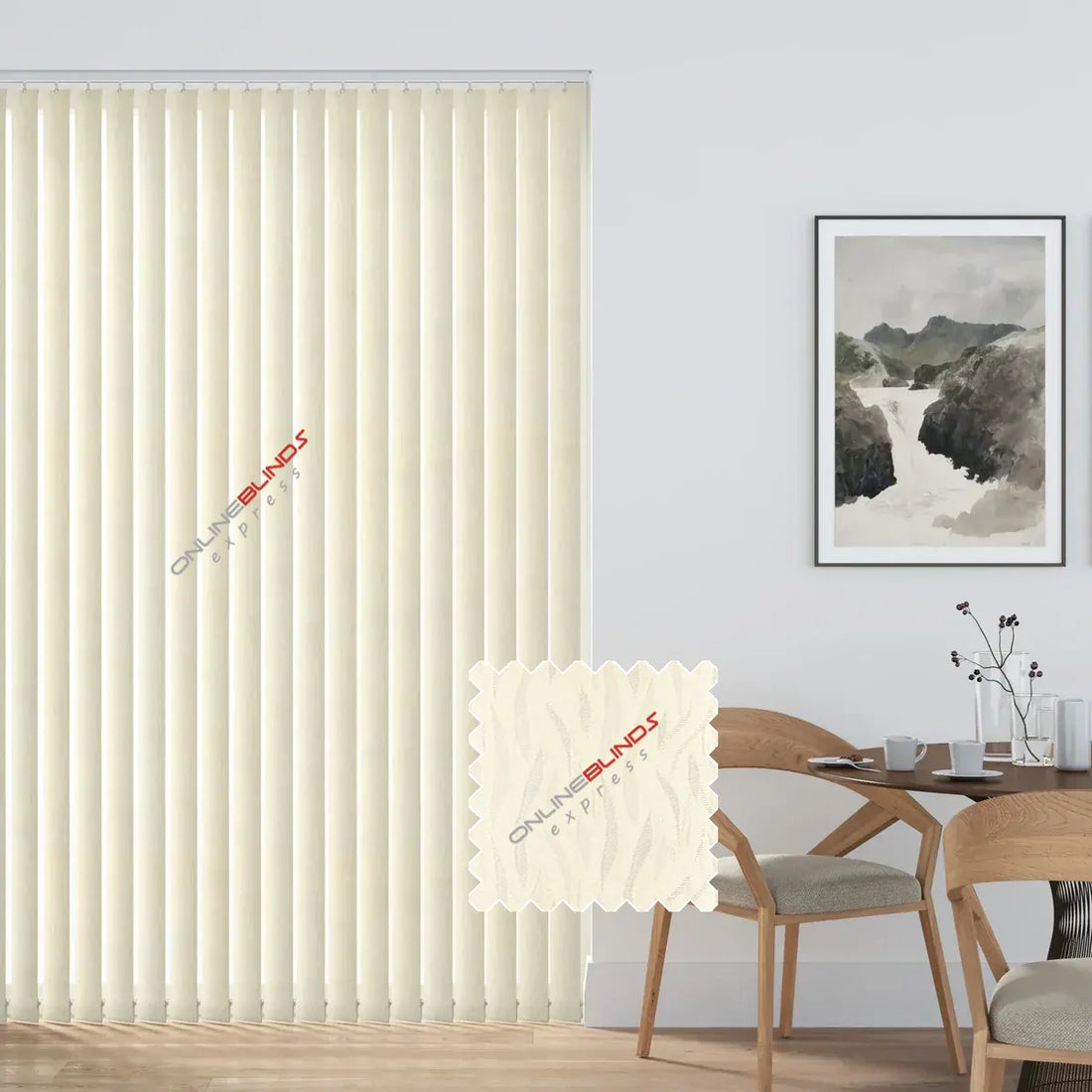 Oasis Cream - Vertical Blinds