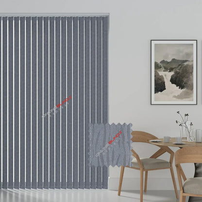 Oasis Silver - Vertical Blinds