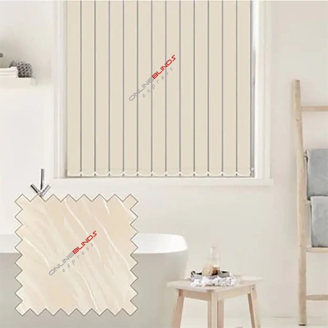 Pacific Dawn - Peach Vertical Blinds