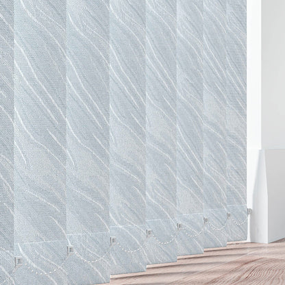 Pacific Mist - Blue Vertical Blinds