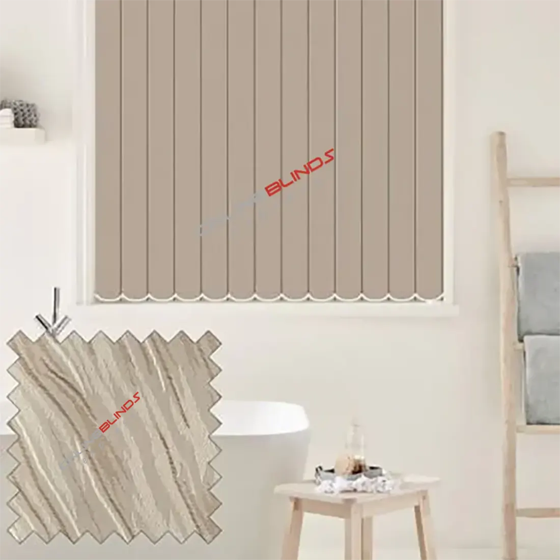 Pacific Mocha - Brown Vertical Blinds