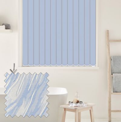Pacific Sky - Blue Vertical Blinds