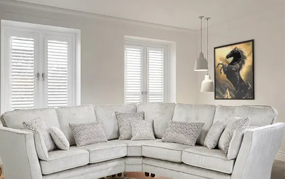 Sierra, Ice White  Perfect Fit Shutter Blind