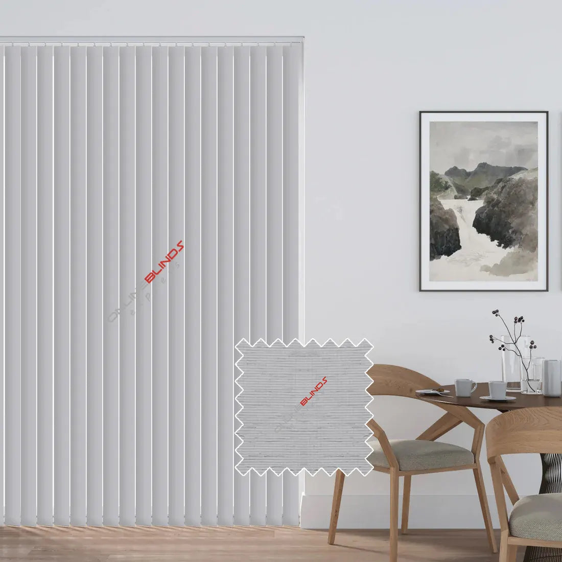 PLAZA WHISPER – PVC WATERPROOF BLACKOUT VERTICAL BLINDS