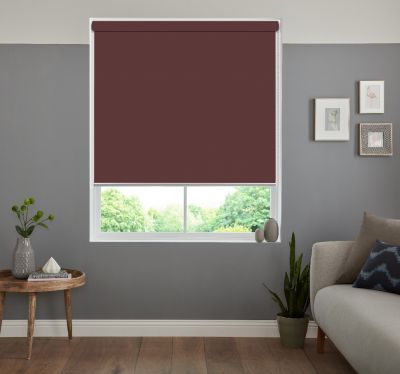 CAIRO BURGUNDY – BLACKOUT ROLLER BLIND