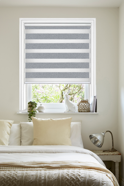 Dimout Rome Grey - Motorised Day and Night Blind
