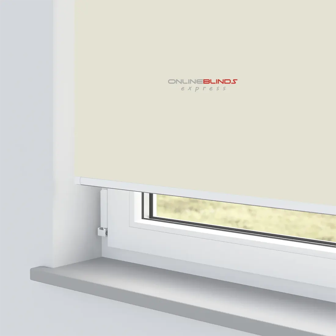 UNITY CHAMPAGNE MOTORISED ROLLER BLIND
