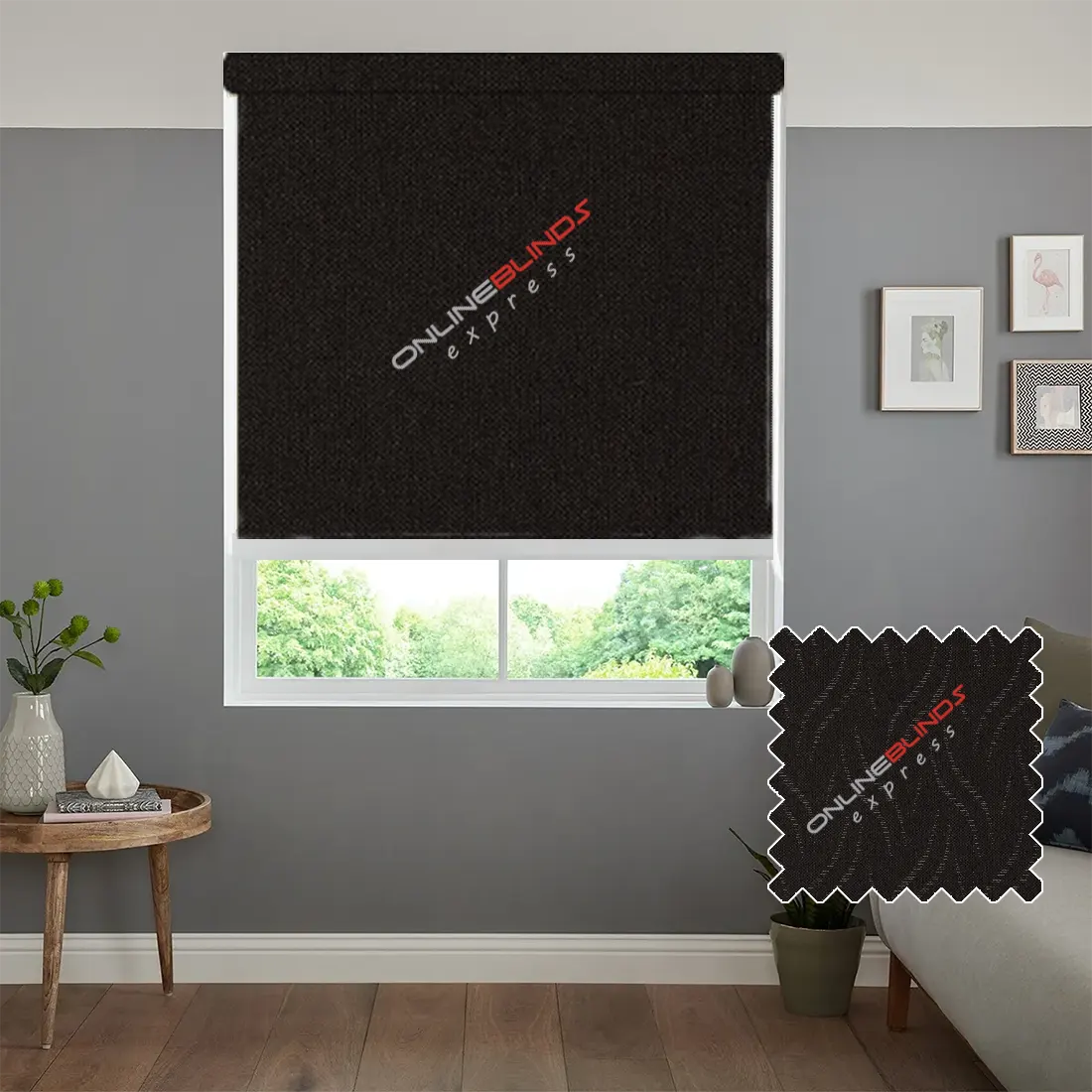 UNITY OAK – NON BLACKOUT ROLLER BLIND