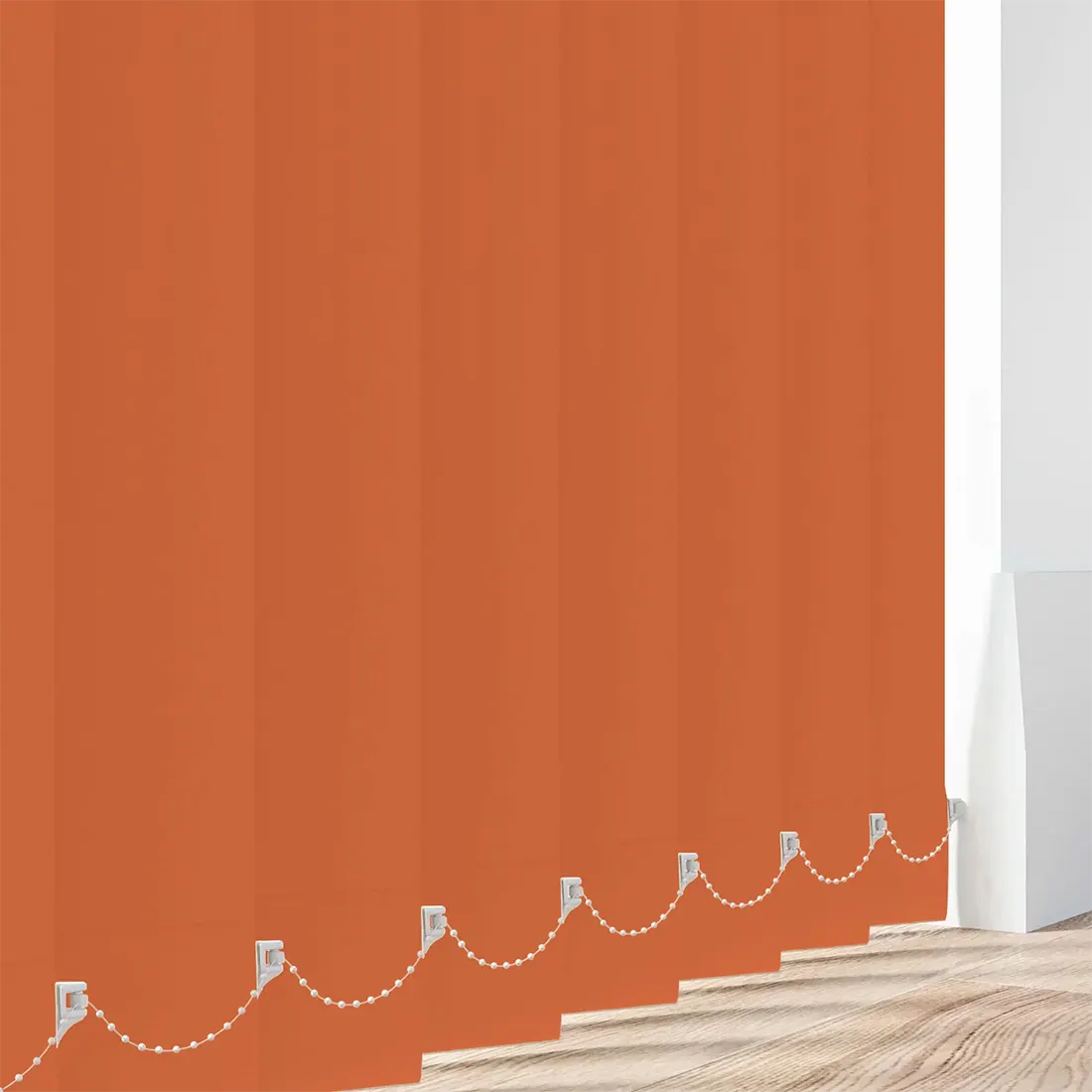 Unity Pumpkin - Orange Vertical Blinds