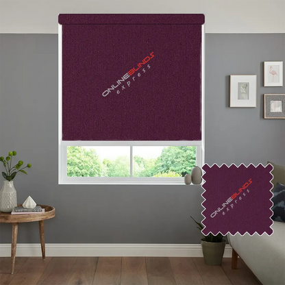 UNITY RASBERRY – NON BLACKOUT ROLLER BLIND