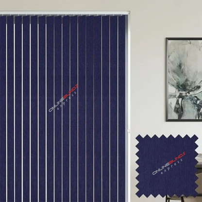 Unity Sea - Blue Vertical Blinds