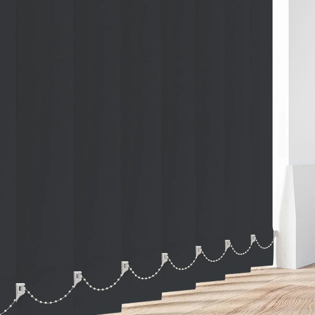 Unity Steel - Grey Vertical Blinds