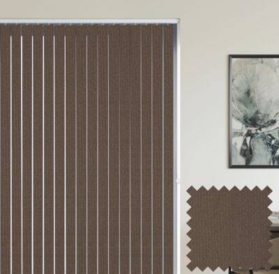 Unity Acorn - Brown Vertical Blinds