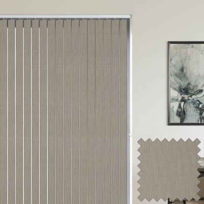 Unity Bamboo - Greige Vertical Blinds