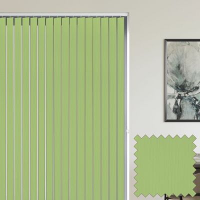 Unity Lime - Green Vertical Blinds