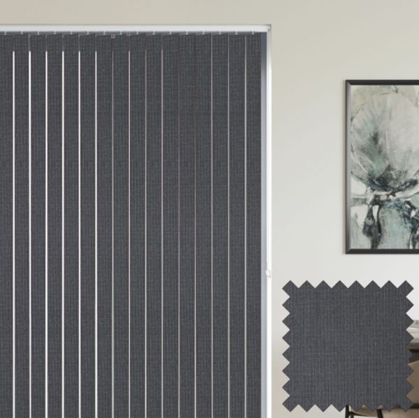 Unity Stone - Grey Vertical Blinds