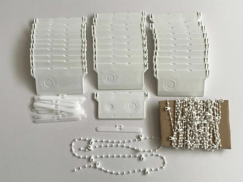 Vertical Blind Bottom Weights and Chains Repair Kit for 89mm Blinds